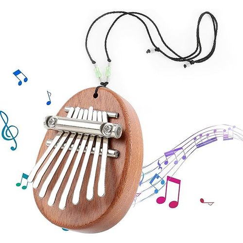 Mini Kalimba, Piano À Doigt En Bois Massif, Portable Musique Thumb Piano, Pouce Doigt Piano, Portable Instrument De Musique