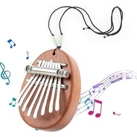 Mini Kalimba, Piano À Doigt En Bois Massif, Portable Musique Thumb Piano, Pouce Doigt Piano, Portable Instrument De Musique