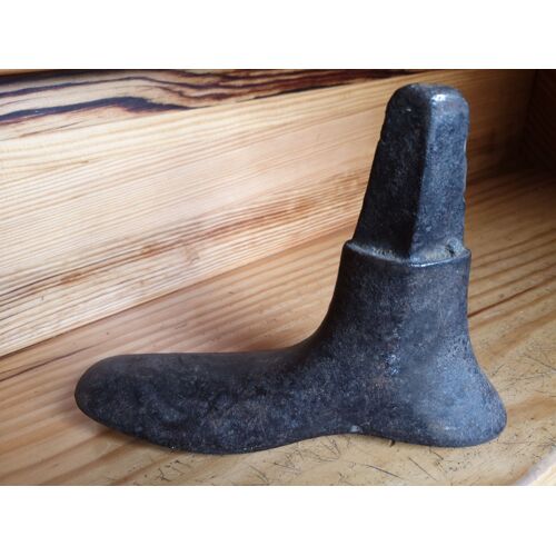 Ancien Outil Pied Enclume De Cordonnier