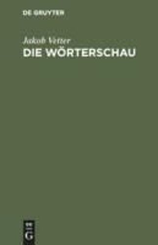Die Wörterschau