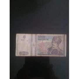 Billet 5000 Lei Roumanie