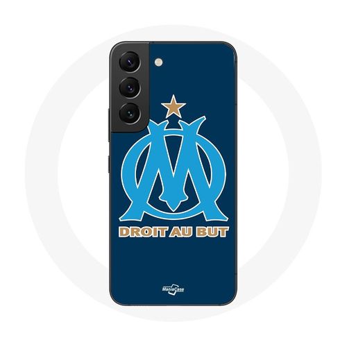 Coque Pour Samsung Galaxy S22 Olympique De Marseille Om Logo Bleu