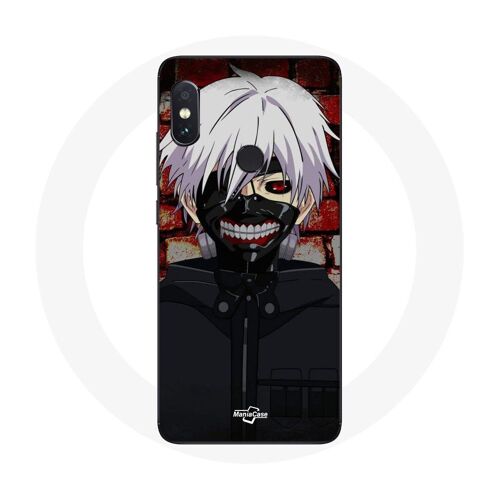 Coque Pour Xiaomi Redmi Note 5 Ai Dual Camera Tokyo Ghoul Kaneki Ken Masque Japonais Anime