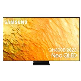 Samsung QE85QN800BBT - 85" QN800B Series TV LCD rétro-éclairée par LED - Neo QLED - Smart TV - Tizen OS - 8K (4320p) 7680 x 4320 - HDR - Quantum Dot, Quantum Mini LED - acier