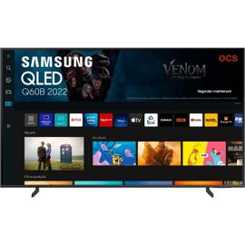 Samsung QE55Q60BAU - 55" Q60B Series TV LCD rétro-éclairée par LED - QLED - Smart TV - Tizen OS - 4K UHD (2160p) 3840 x 2160 - HDR - Quantum Dot, Double LED - noir