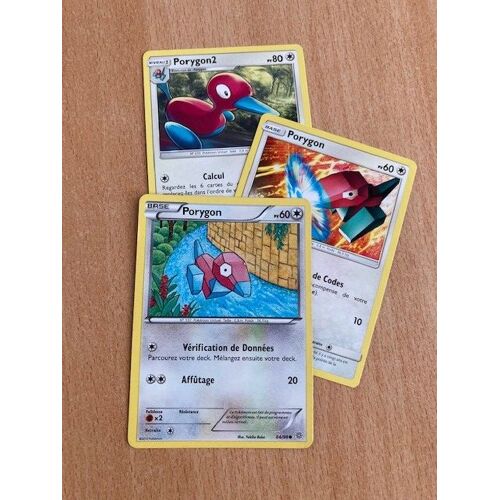 (391) 2x Porygon + Porygon2 (Pokemon)