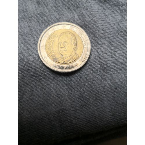 Pièce 2 € Espagne 2001 Lettre M Couronnée