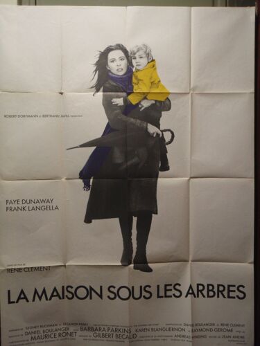 La Maison Sous Les Arbres - 1971 - Affiche Originale Pliee 120 X 160 - Rene Clement - Faye Dunaway - Parapluie