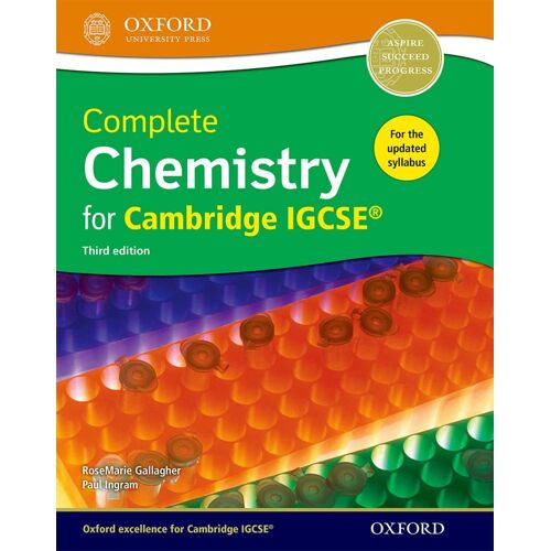 Complete Chemistry For Cambridge Igcse® Third Edition