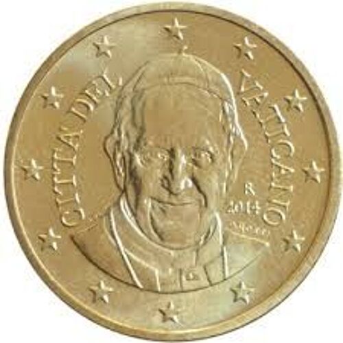 50 Centimes D'euros Vatican 2014
