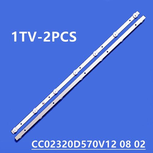 Bande LED Pour STARWIND RCA RTDVD3215-B AOC T3211M 320L 32E9 7S1P 2X7 CC02320D570V12 08 RTDVD3215-B 6V ""Nipseyteko""