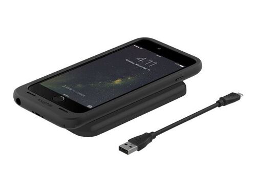 Mophie Charge Force Wireless Charging Base - Tapis De Chargement Sans Fil - 1 A - Noir