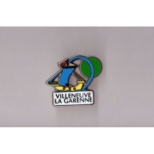 Pin's Villeneuve La Garenne (Zamac Argenté Signé Ballard)