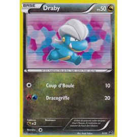 Draby 6/20 - Noir Et Blanc : Coffre Des Dragons - Carte Holo Française