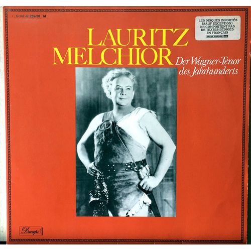 Disque Vinyle Lp 33 Tours - Emi C 047-01259/60 Dacapo - Printed In Germany - Das Lauritz Melchior Album : Richard Wagner, Giacomo Meyerbeer, Ruggiero Leoncavallo