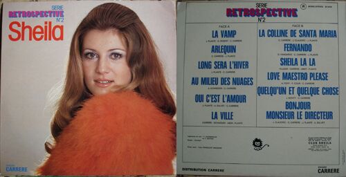 Sheila Vinyle Sp 33 Tours Série Rétrospective N°2