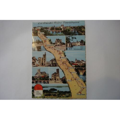 Cpa Les Grandes Routes Touristiques - Paris-Les-Settons