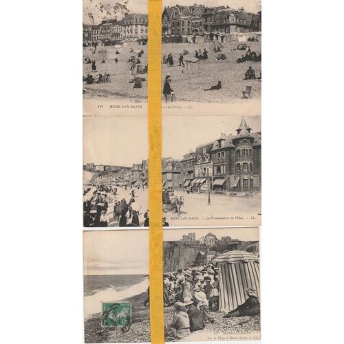 Lot De 8 Cpa Mers Les Bains