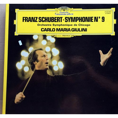 Franz Schubert - Disque Vinyle Lp 33 Tours - Deutsche Grammophon 2530 882 : Franz Schubert, Orchestre Symphonique De Chicago & Carlo Maria Giulini