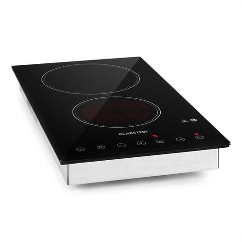 Klarstein VariCook Domino Double plaque de cuisson vitrocéramique 3000W