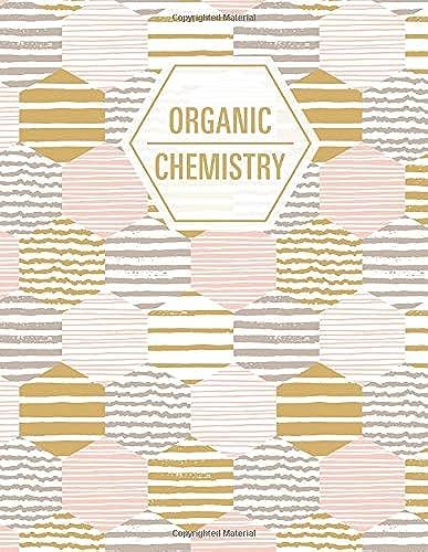 Organic Chemistry: Hexagonal Graph Paper Notebook | Chemistry Laboratory Hexagon Pages Book | Pink Gold Hex