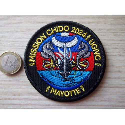 Écusson Cyclone Chido Unité Gendarmerie Identification Victimes De Catastrophe Mayotte 2024