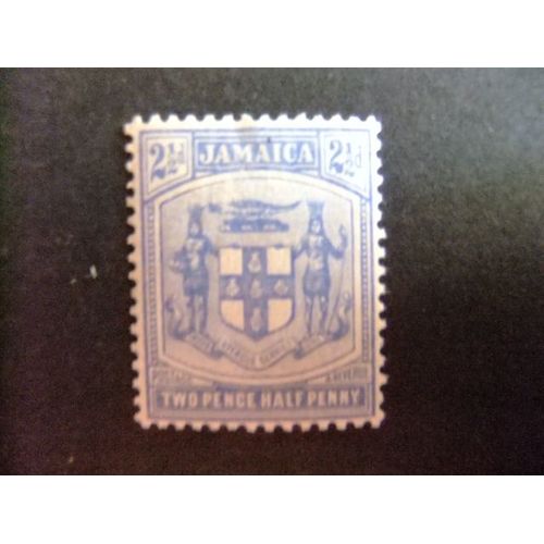 Jamaica 1906 - 09 Armoiries Yvert N 44 * Wmk Crown Ca Multiple