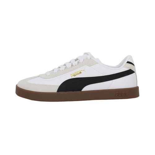 Chaussures Basses Cuir Ou Simili Puma Puma Club Ii Era Jr Blanc