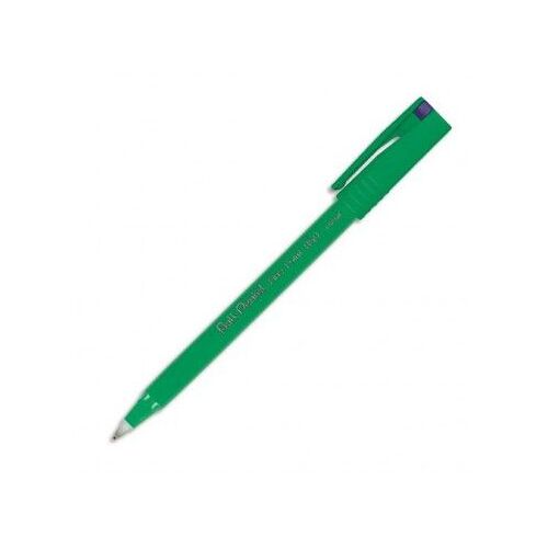 Pentel Stylo Feutre À Bille Pointe Plastique 0,8 Mm Encre Bleue Corps Plastique Vert R 50