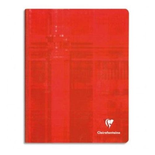 Clairefontaine Cahier Reliure Brochure 17 X 22 Cm 288 Pages Petits Carreaux Papier 90g