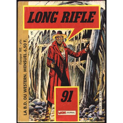 [ B.D. Western Petit Format ] " Adah " ( Scotty Long Rifle / Le Crotale / Kerry ) : Long Rifle N° 91 ( 1 Août 1985 )