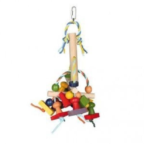 Trixie Jouet En Bois 31cm - Multicolore - Pour Oiseau
