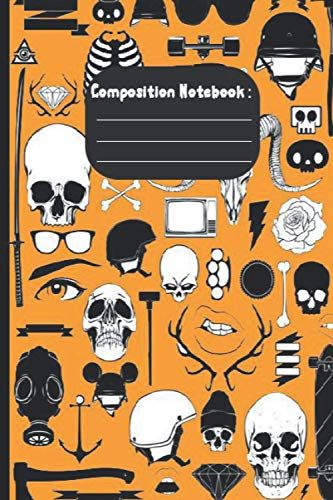 Composition Notebook Halloween: Halloween Wide Ruled ; Notebook Lined Notebook Journal