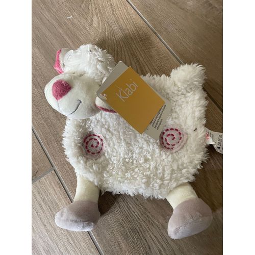 Doudou peluche mouton blanc Kiabi baby Nicotoy agneau 