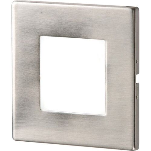 Applique Murale Encastrée À Led Knightsbridge En Acier Inoxydable Blanc Simple