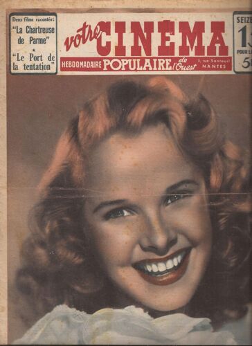 Votre Cinéma 62 - 29 Juin 1948 - 2 Films Racontés:"La Chartreuse De Parme" "Le Port De La Tentation"