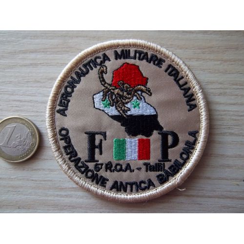 Écusson Militaire Forces Italiennes Opération Iraq - "Antica Babilonia"