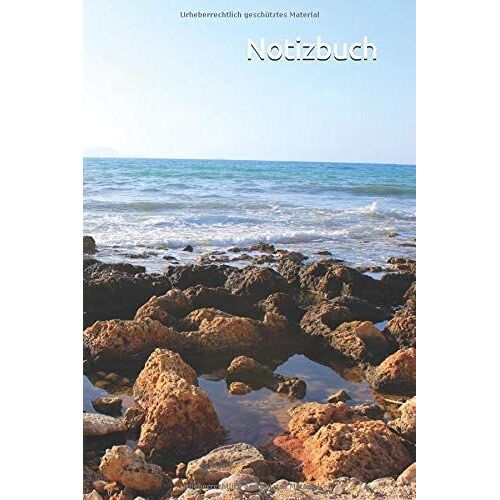 Notizbuch: Meer Strand Landschaft Notizbuch Liniert Urlaub Reise Liniertes Buch Zum Reinschreiben ,120 Seiten, Softcover, Verwendbar Als Notizbuch Notizheft Schreibheft Schulheft Reisetagebuch Tagebuc