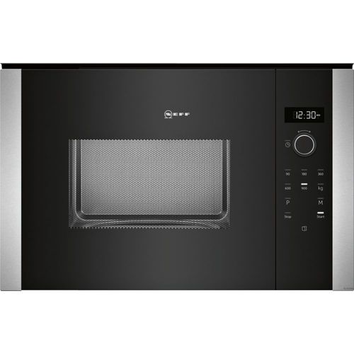 Neff N 50 HLAWD53N0 - Four micro-ondes monofonction - encastrable - 25 litres - 900 Watt - noir