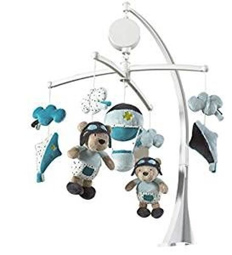 Mobile Tissu Musical Lazare Sauthon