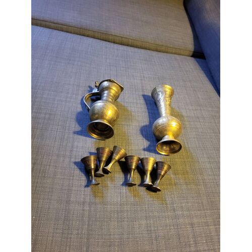 Lot Petite Vaisselle En Laiton