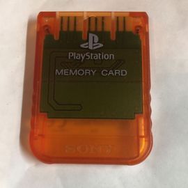 Carte Mémoire Playstation Orange Psx