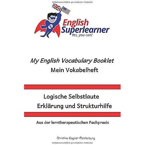 Logische Selbstlaute- Mein Vokabelheft: My English Vocabulary Booklet