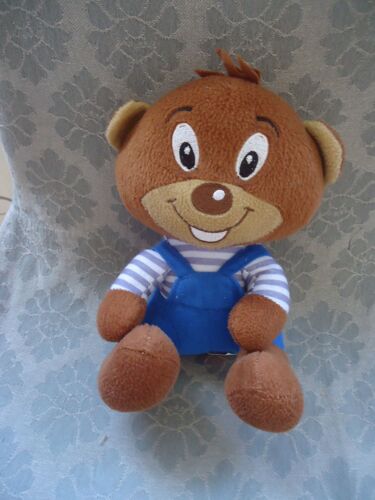Petit Ours Assis En Peluche Deluco 20 Cm Lu