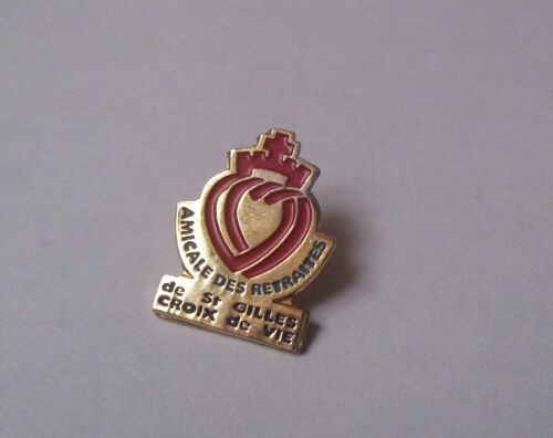 Pin's Amicale Des Retraités De Saint Gilles - Croix De Vie (Doré)