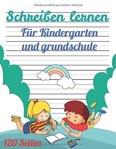 Schreiben Lernen Fuer Kindergarte Un Grundschul: Zahlen Und Buchstaben Schreiben Lernen Fuer Kinder.