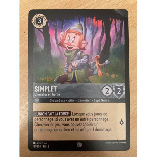 (165) Simplet 181/204 Lorcana 