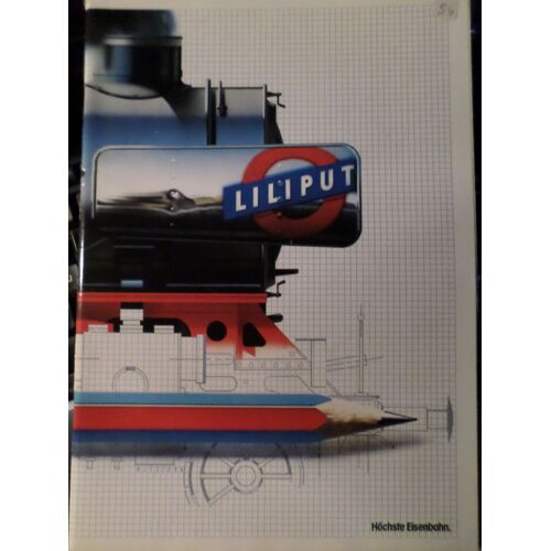 Catalogue De Trains Miniatures Liliput - Hochste Eisenbahn 1980