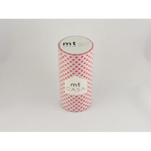 Masking Tape Mt Casa 10 Cm Pois Dot Red