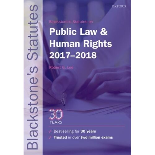 Blackstones Statutes On Public Law Human